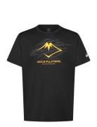Fujitrail Logo Ss Top Sport T-shirts Short-sleeved Black Asics