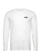 Ess No. 1 Logo Longsleeve Tee Tops T-shirts Long-sleeved White PUMA