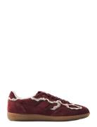 Tb.490 Crochet Leather Sneakers Matalavartiset Sneakerit Tennarit Red ...
