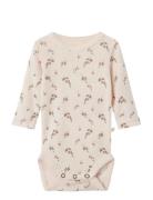 Nbfnoel Nia Wool Ls Slim Body Lil Noos Bodies Long-sleeved Cream Lil'A...
