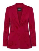 Blazer Flockarty Blazers Single Breasted Blazers Red Desigual