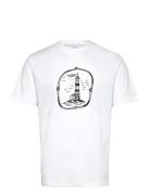 Keeper T-Shirt Tops T-shirts Short-sleeved White Makia