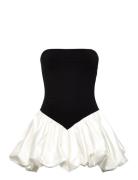 Vega Strapless Mini Dress Lyhyt Mekko Black Bardot