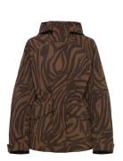 Musteet Jokuraita Bombertakki Brown Marimekko