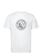 Let T-Shirt Tops T-shirts Short-sleeved White Makia
