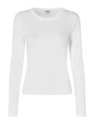 Otis Ls-M Tops T-shirts & Tops Long-sleeved White MbyM