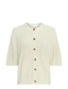 Mschthamira 2/4 Cardigan Tops Knitwear Cardigans Cream MSCH Copenhagen