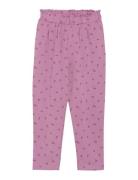 Pants Aop Bottoms Trousers Pink Minymo