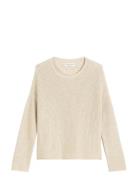 Pullover Long Sleeve Tops Knitwear Jumpers Cream Marc O'Polo