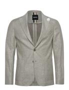 C-Hanry-252 Suits & Blazers Blazers Single Breasted Blazers Grey BOSS
