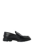 Bialoui Penny Loafer Polido 2.0 Loaferit Matalat Kengät Black Bianco