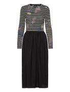 Raya Hibrida Polvipituinen Mekko Black Desigual