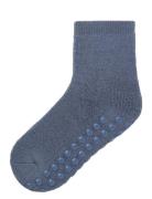 Nmmwaksi Wo/Bl Terry Sock W/Non Skid Sukat Blue Name It