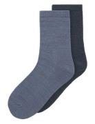 Nkmwak Wo/Bl 2P Sock Sukat Blue Name It