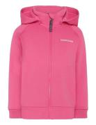 Siljan Kids Fz Tops Sweat-shirts & Hoodies Hoodies Pink Didriksons