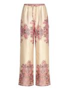 Sally Pants Bottoms Trousers Wide Leg Pink Noella