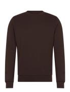 Abel Crew Neck Sweat Tops Sweat-shirts & Hoodies Sweat-shirts Brown Mo...