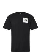 M Ss Fine Tee Sport T-shirts Short-sleeved Black The North Face