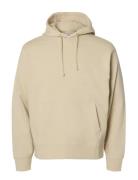 Slhrelaxluke Ls Sweat Hoodie Tops Sweat-shirts & Hoodies Hoodies Beige...