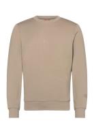 Abel Crew Neck Sweat Tops Sweat-shirts & Hoodies Sweat-shirts Beige Mo...