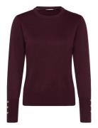 Fqkatie-Pullover Tops Knitwear Jumpers Burgundy FREE/QUENT