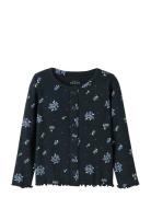 Nmfvemia Ls Slim Top Tops T-shirts Long-sleeved T-shirts Navy Name It