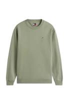 Tjm Reg S Flag Crew Ext Tops T-shirts Long-sleeved Khaki Green Tommy J...
