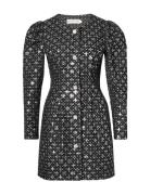 Gabrielle Dress Lyhyt Mekko Black Ida Sjöstedt
