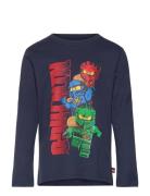 Lwtaffy 603 - T-Shirt L/S Tops T-shirts Long-sleeved T-shirts Navy LEG...