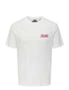 Onspepsi Life Reg Ss Lic Tee Tops T-shirts Short-sleeved White ONLY & ...