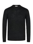 Bs Jupiter Regular Fit Knitwear Tops Knitwear Round Necks Black Bruun ...