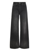 Skater Loose Bottoms Jeans Wide Black Lois Jeans