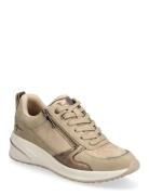 Women Lace-Up Matalavartiset Sneakerit Tennarit Beige Tamaris