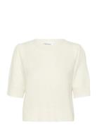 Kbnoabelle Plain Pullover Tops Knitwear Jumpers Cream Karen By Simonse...