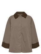 Onlorchid Mix Cordoroy Parka Coat Cs Otw Ohut Pitkä Takki Brown ONLY