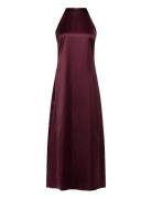 Lacie Dress Maksimekko Juhlamekko Burgundy Noella