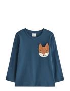 Lã¥Ngã¤Rmad Topp Tops T-shirts Long-sleeved T-shirts Blue Lindex