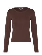 Otis Ls-M Tops T-shirts & Tops Long-sleeved Brown MbyM