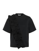 Sophyspw Ts Tops T-shirts & Tops Short-sleeved Black Part Two