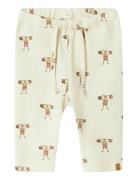 Nbmlavo Emi Loose Pant Lil Bottoms Trousers Cream Lil'Atelier