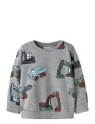 Nmmnenean Ls Swe Bru Pb Tops Sweat-shirts & Hoodies Sweat-shirts Grey ...