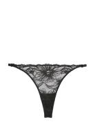 Tanga Thong Stringit Alusvaatteet Black Tommy Hilfiger