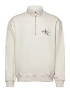 Ls Eu 350Terry Micro Monologo Qt Tops Sweat-shirts & Hoodies Sweat-shi...