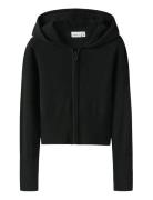 Nkfnullaria Ls Slim Sh Knit Wh Tops Knitwear Cardigans Black Name It
