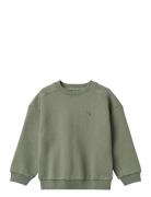 Sweatshirt L/S Willi Tops Sweat-shirts & Hoodies Sweat-shirts Khaki Gr...
