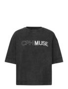 Cmmuse-Tee Tops T-shirts & Tops Short-sleeved Black Copenhagen Muse