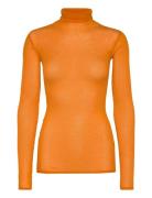 Massachusetts Tops Knitwear Turtleneck Orange American Vintage
