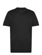 T-Shirt Tops T-shirts Short-sleeved Black Armani Exchange