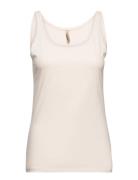 Sc-Pylle Tops T-shirts & Tops Sleeveless Cream Soyaconcept