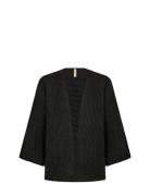Sc-Seleen Tops Knitwear Cardigans Black Soyaconcept